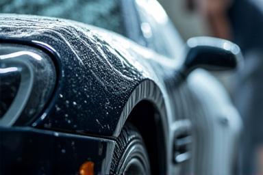Lavage extérieur d'une voiture