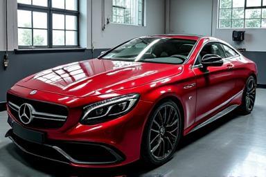 Detailing complet d'une voiture de luxe